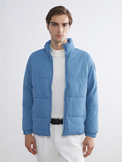 LCW ECO Dik Yaka Erkek Şişme Mont - W5J750Z8-CSV