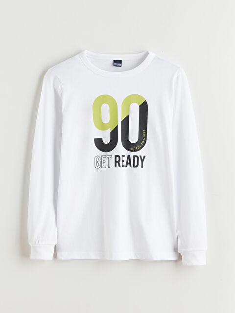 LCW ECO Bisiklet Yaka Erkek Çocuk Tişört - W5J762Z4-J5E