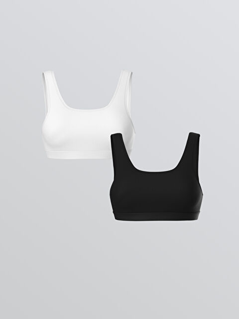 LCW Young U Yaka Düz Büstiyer 2'li Paket - S65667Z8-CVL