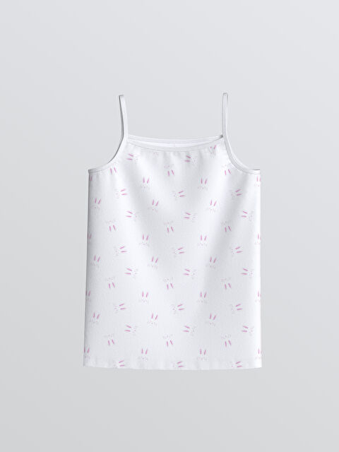 LCW ECO Kare Yaka Kız Çocuk Atlet - W5J881Z4-LT4