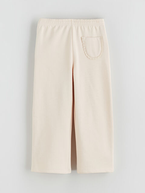 LCW Kids Beli Lastikli Basic Kız Çocuk Eşofman Altı - W5J890Z1-FRQ