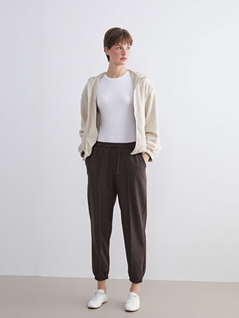 LCW ECO Beli Lastikli Kadın Jogger Eşofman Altı - W5J930Z8-1J0