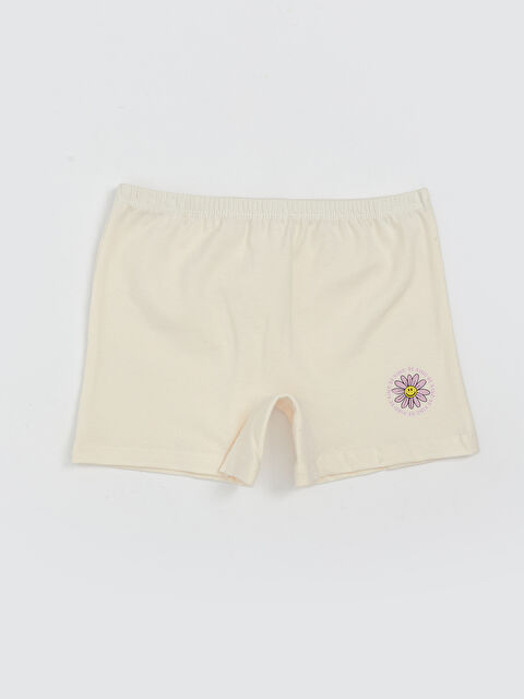 LCW ECO Baskılı Kız Çocuk Boxer - W5J955Z4-V9H