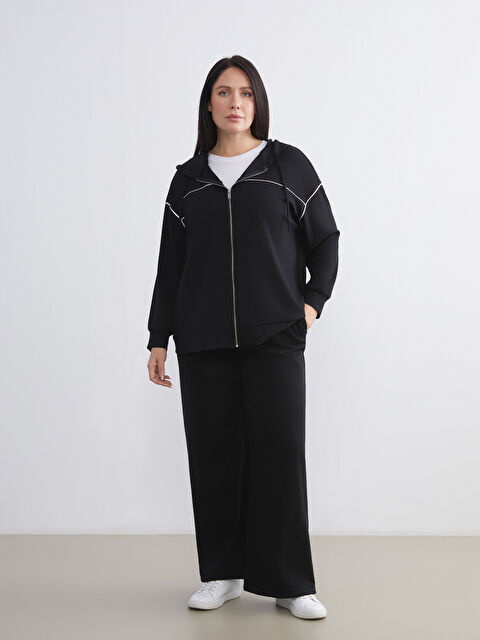 LCW Modest Beli Lastikli Kadın Kalın Eşofman Altı - W5JA28Z8-CVL