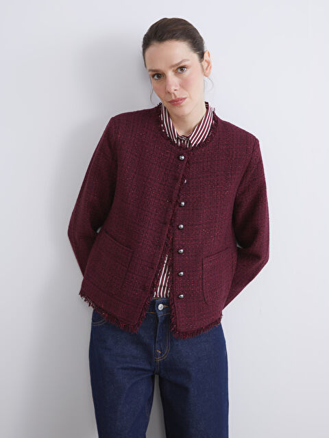 LCWAIKIKI Classic Bisiklet Yaka Kadın Ceket - W5JC06Z8-CWK