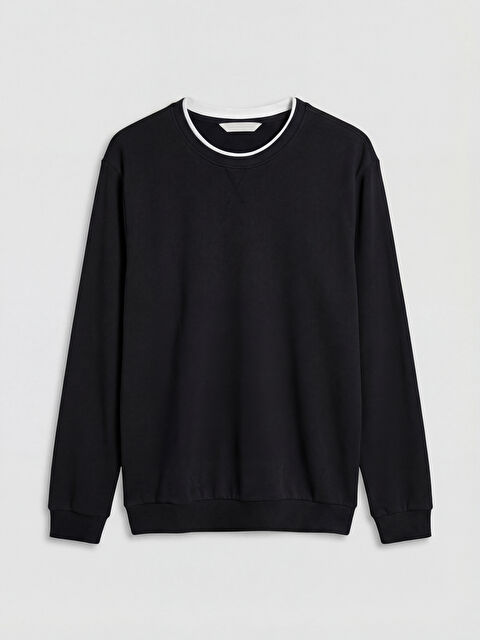 LCWAIKIKI Classic Man BLACK Sweatshirt - W5JE76Z8-CVL