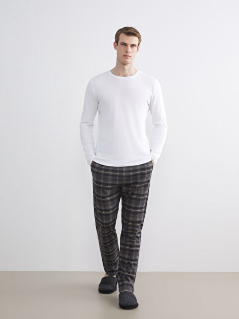 LC WAIKIKI Standart Kalıp Ekose Erkek Pijama Alt - W5JG08Z8-LRW