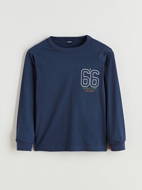 LCW ECO Bisiklet Yaka Erkek Çocuk Tişört - W5JH09Z4-CTG