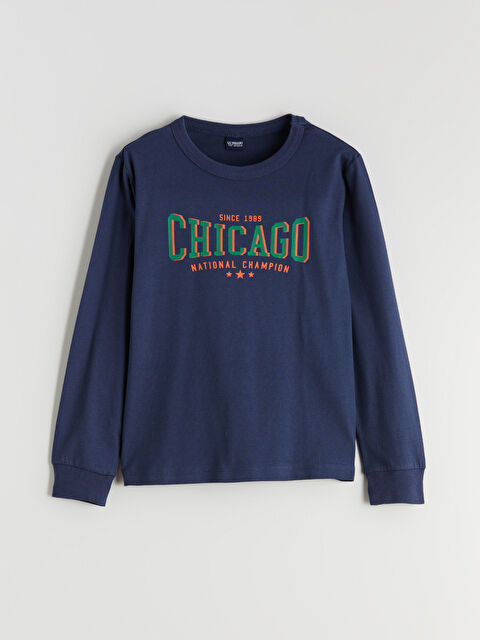 LCW ECO Bisiklet Yaka Erkek Çocuk Tişört - W5JH10Z4-CTG