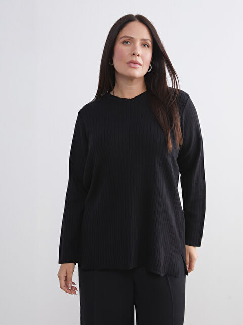 LCW Grace V Yaka Kadın Triko Kazak - W5JH77Z8-CVL