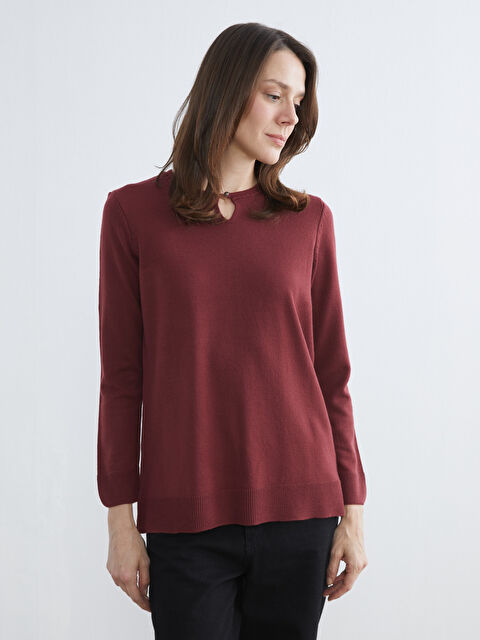 LCW Grace Bisiklet Yaka Kadın Triko Kazak - W5JI46Z8-2D2