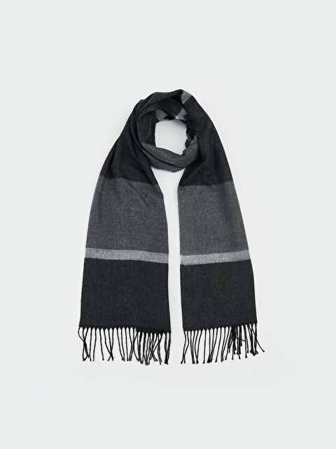 LCW ECO Püskül Detaylı Çizgili Erkek Atkı - W5JL04Z8-LE0