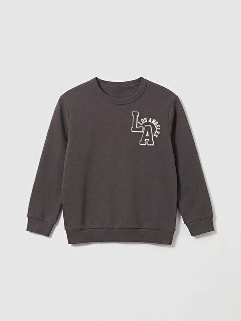LCW ECO Sweat-shirt Épais Imprimé pour Garçons - W5JL27Z4-YK8