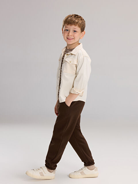 LCW Kids Beli Lastikli Erkek Çocuk Jogger Eşofman Altı - W5JL63Z1-R3C