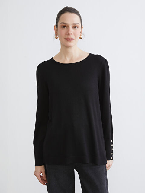 LCW Grace Crew Neck Women's Knitwear Sweater - W5JL72Z8-CVL