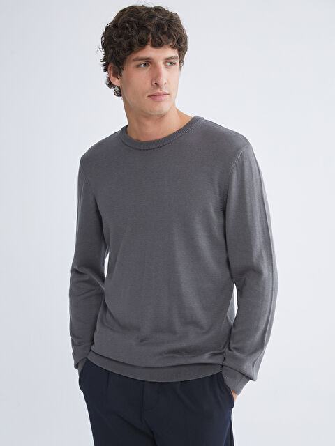 LCW ECO Bisiklet Yaka Erkek Triko Kazak - W5JM38Z8-ZRV