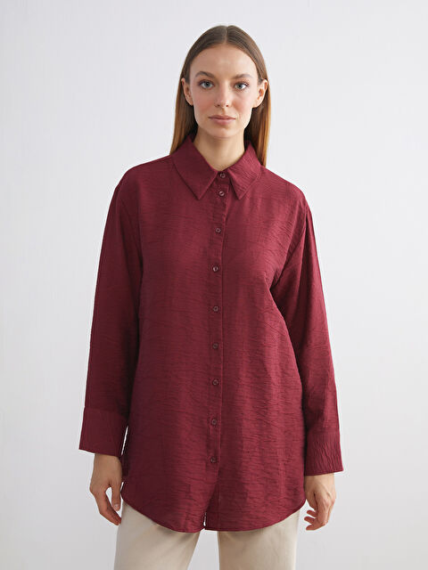 LCW Modest Nakışlı Kadın Gömlek Tunik - W5JN25Z8-HRM