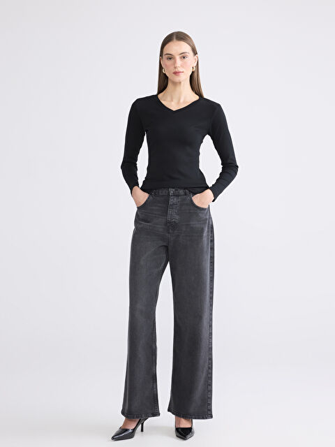 LCW ECO Wideleg Kadın Jean Pantolon - W5JQ38Z8-J0F