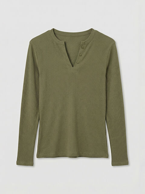 LC WAIKIKI Дамско боди с V-образно деколте - W5JQ41Z8-11G