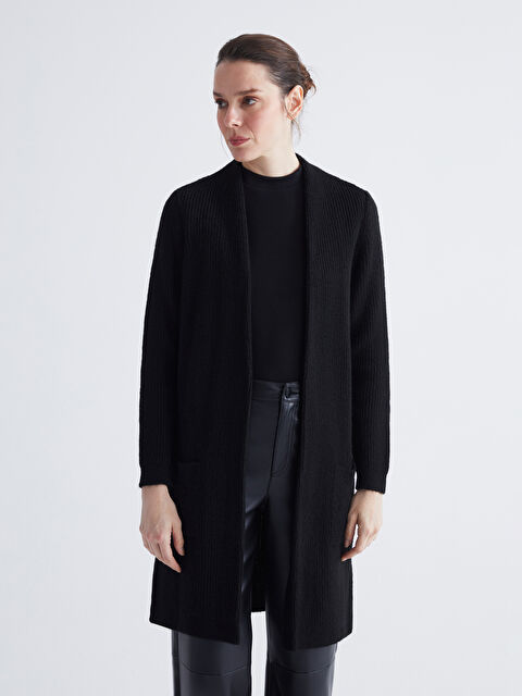 LCWAIKIKI Classic Şal Yaka Kadın Triko Hırka - W5JR01Z8-CVL