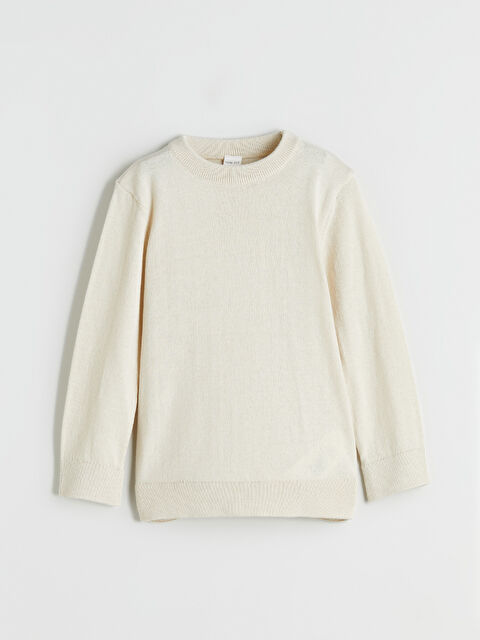 LCW ECO Boy BEIGE Sweater - W5JT47Z1-FWM