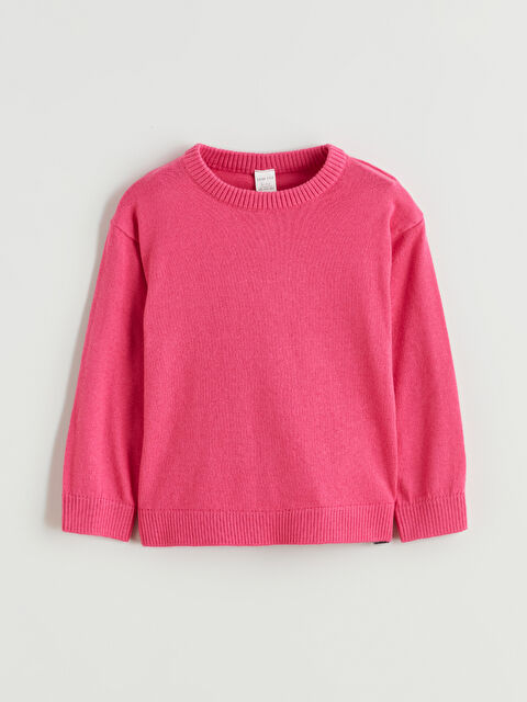 LCW ECO Girl PINK Sweater - W5JT59Z1-V84
