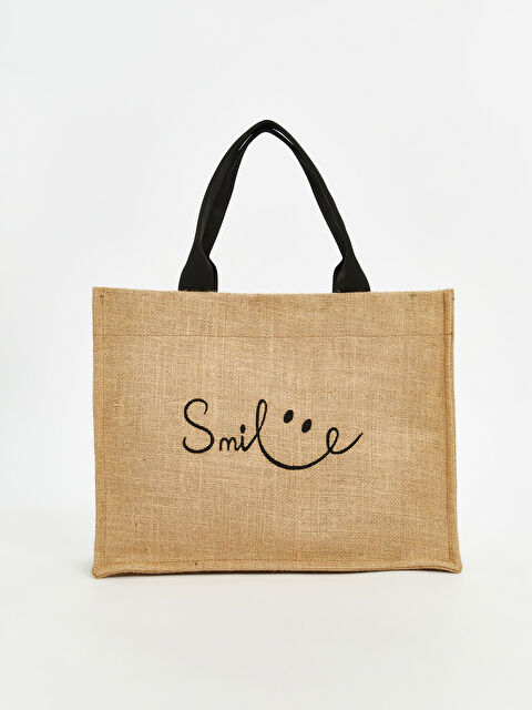 LCW ACCESSORIES Hasır Görünümlü Kadın Kol Çantası - W5JV32Z8-CR8