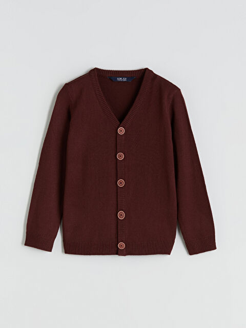 LCW ECO Boy BORDEAUX Cardigan - W5JY05Z4-F7F