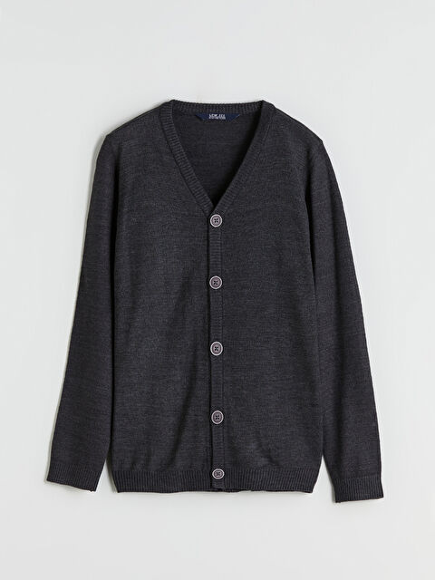 LCW ECO Boy ANTHRACITE Cardigan - W5JY05Z4-L8N