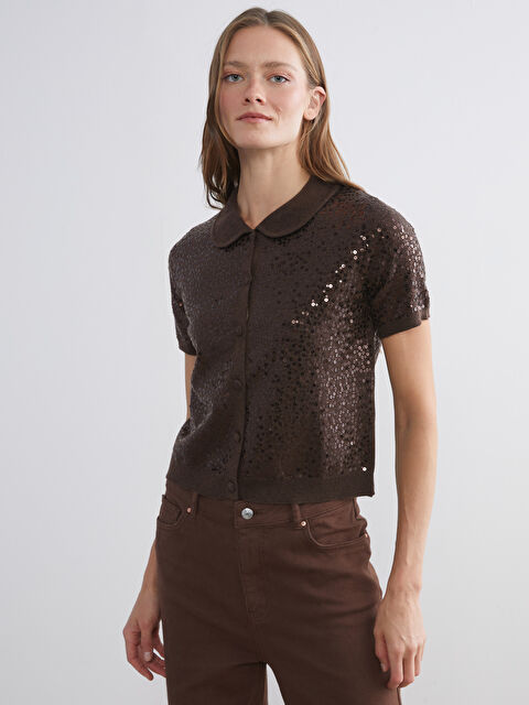 LCW Comfort BRAON Džemper  Žena - W5JY06Z8-EPW