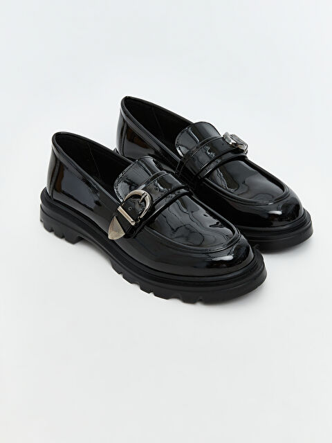 LCW STEPS Deri Görünümlü Kadın Loafer Ayakkabı - W5K020Z8-HUC