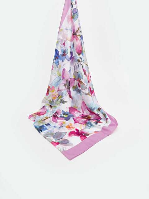 LCW ACCESSORIES Çiçek Desenli Kadın Şal - W5K548Z8-G6M