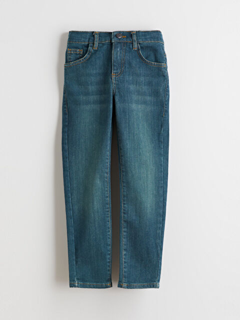 LCW ECO Slim Fit Erkek Çocuk Jean Pantolon - W5K589Z4-507
