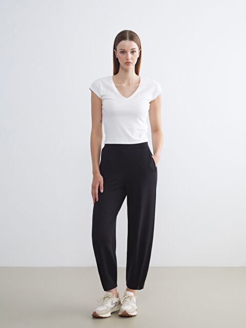 LCW Vision Beli Lastikli Kadın Eşofman Altı - W5K650Z8-CVL