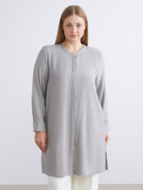 LCW Grace Hakim Yaka Kadın Gömlek Tunik - W5K664Z8-CSW