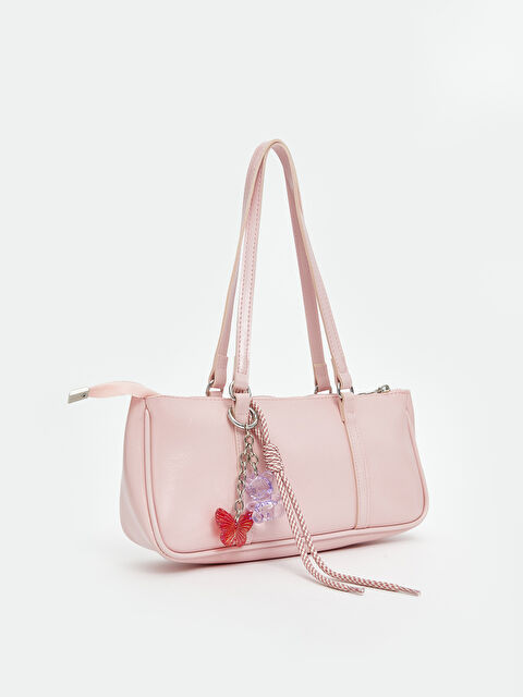 LCW ACCESSORIES Deri Görünümlü Kadın Kol Çantası - W5K675Z8-CRC