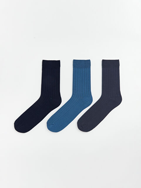 LCW ACCESSORIES Erkek Soket Çorap 3'lü - W5K691Z8-15P