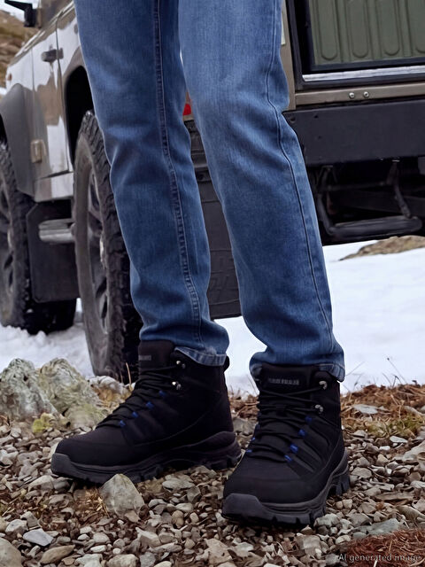 LCW STEPS Bağcıklı Erkek Trekking Bot - W5K820Z8-HUC