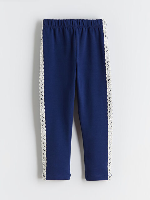 LCW Kids Beli Lastikli Kız Çocuk Tayt - W5K972Z1-HPN