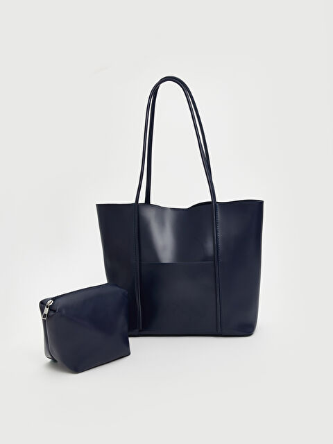 LCW ACCESSORIES Deri Görünümlü Kadın Kol Çantası - W5KA60Z8-CRP