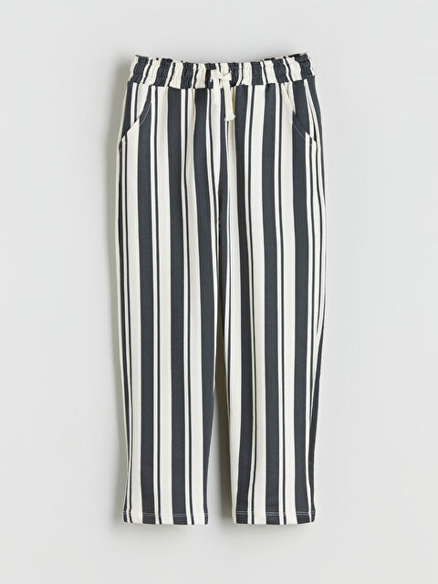 LCW Kids Beli Lastikli Çizgili Erkek Çocuk Pantolon - W5KC23Z1-LE0