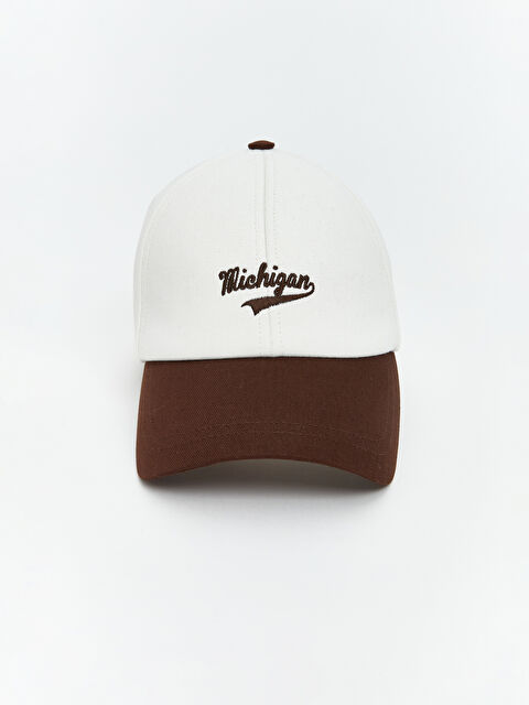 LCW ECO Yazı Nakışlı Kadın Kep Şapka - W5KD23Z8-F0B