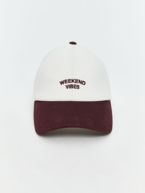 LCW ECO Yazı Nakışlı Kadın Bucket Şapka - W5KD24Z8-EEW