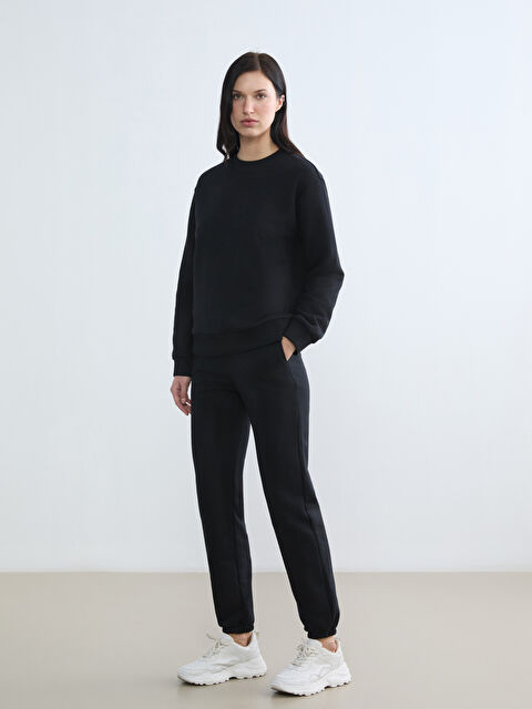 LCWAIKIKI Basic Beli Lastikli Kadın Jogger Eşofman Altı - W5KE80Z8-CVL