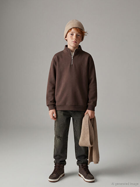 LCW Teen Yırtık Detaylı Genç Erkek Jean Pantolon - W5KG56Z4-328