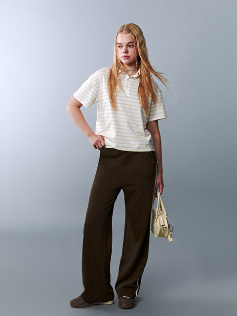 LCW Teen Beli Lastikli Genç Kız Eşofman Altı - W5KK57Z4-1FY