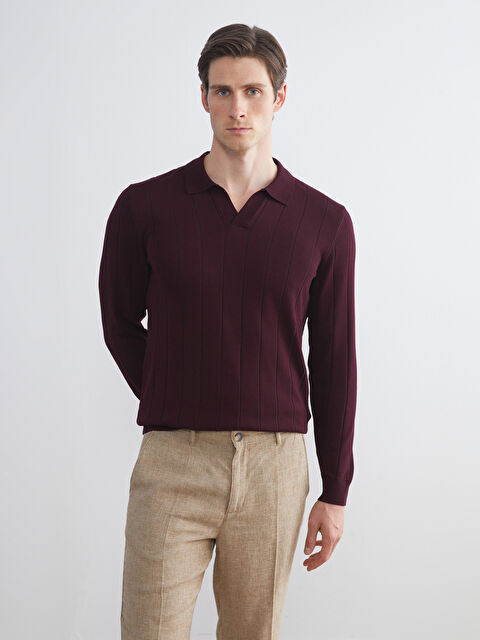 SOUTHBLUE Polo Yaka Erkek Triko Kazak - W5KN38Z8-J0S