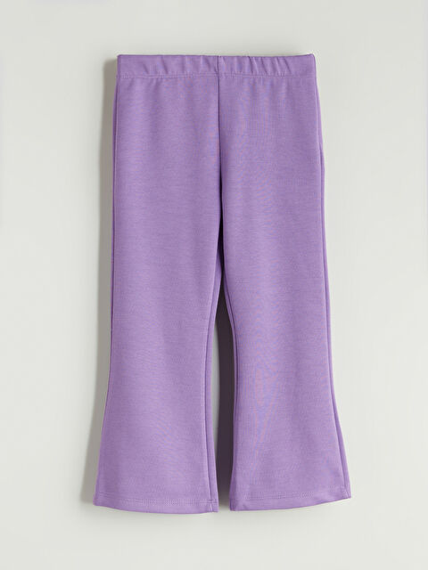 LCW Kids Beli Lastikli Kız Çocuk Tayt - W5KQ83Z1-GRL