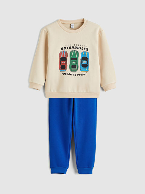 LCW Kids Boy ECRU Set - W5KR17Z1-FDU