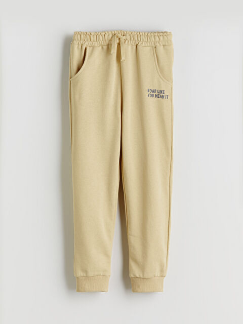 LCW Kids Baskılı Erkek Çocuk Jogger Eşofman Altı - W5KT32Z1-CRK